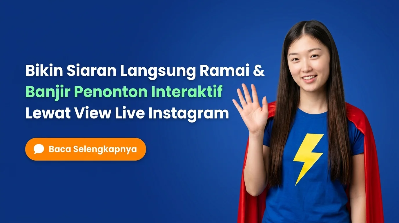 Bikin Siaran Langsung Ramai Penonton Lewat Jasa View Live Instagram