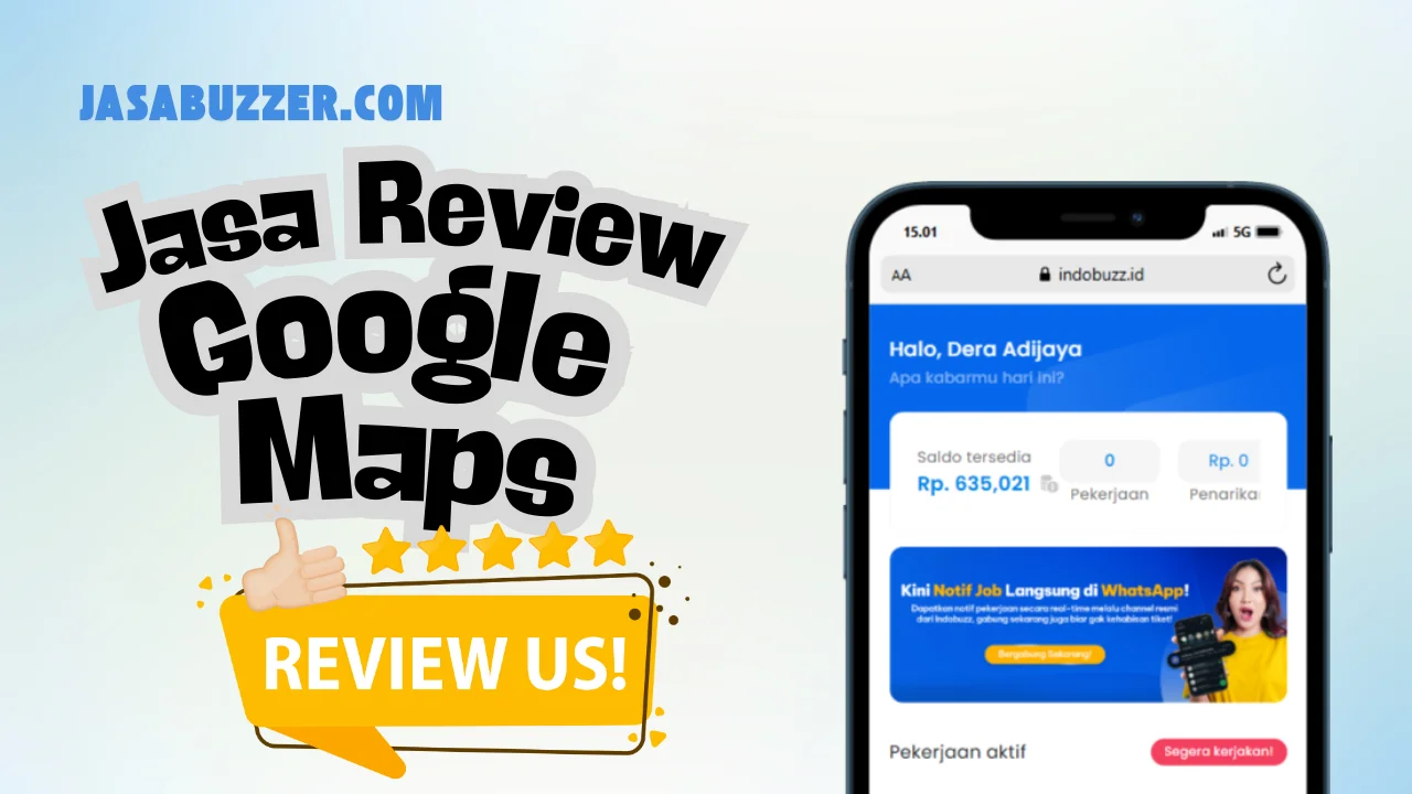 Jasa Review Google Maps Bintang 5 – Jasabuzzer.com