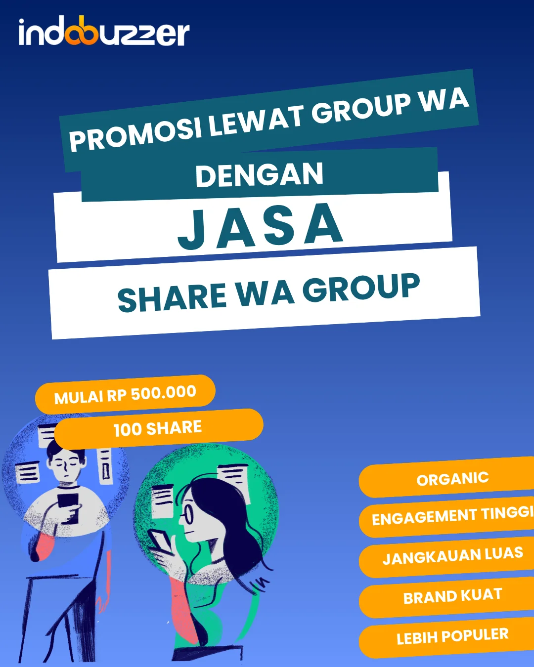 Promosi Lewat Group WA Dengan Jasa Share WA Group Buzzer