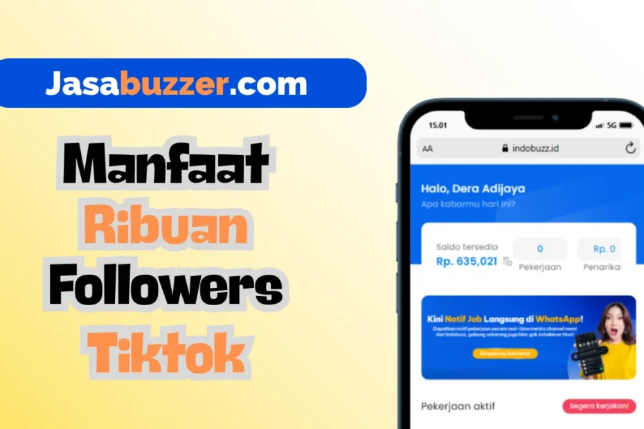manfaat ribuan followers tiktok