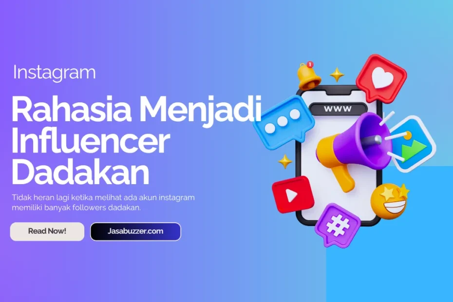 rahasia influencer dadakan