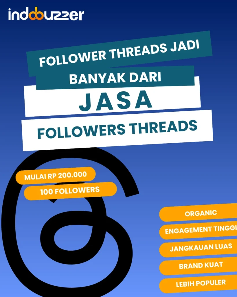 follower threads jadi banyak